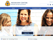 Tablet Screenshot of neumanncenter.org